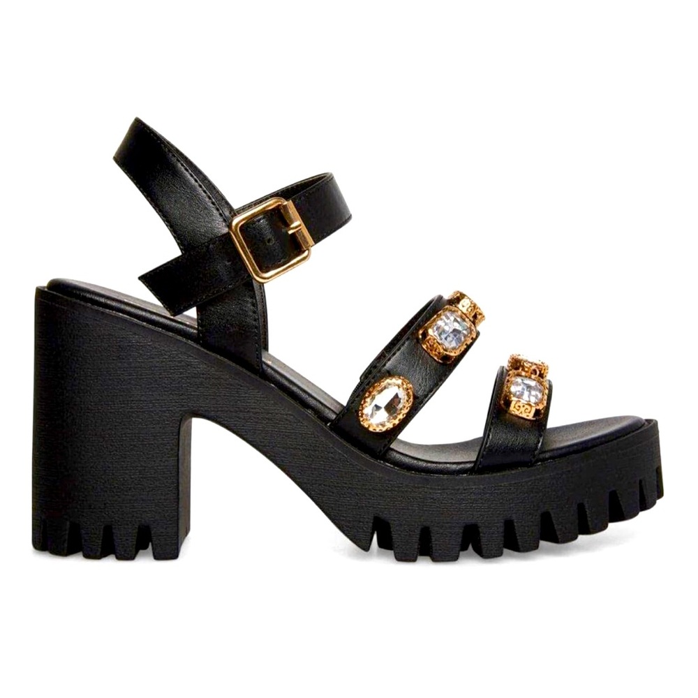 NEW Madden Girl chunky Gem Embellished sandals size 8